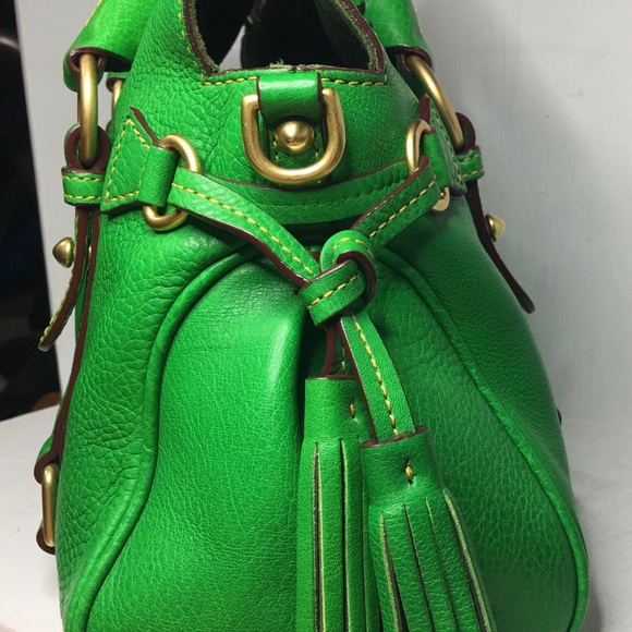 Dooney & Bourke Kelly Green Florentine Mini - Picture 11 of 12